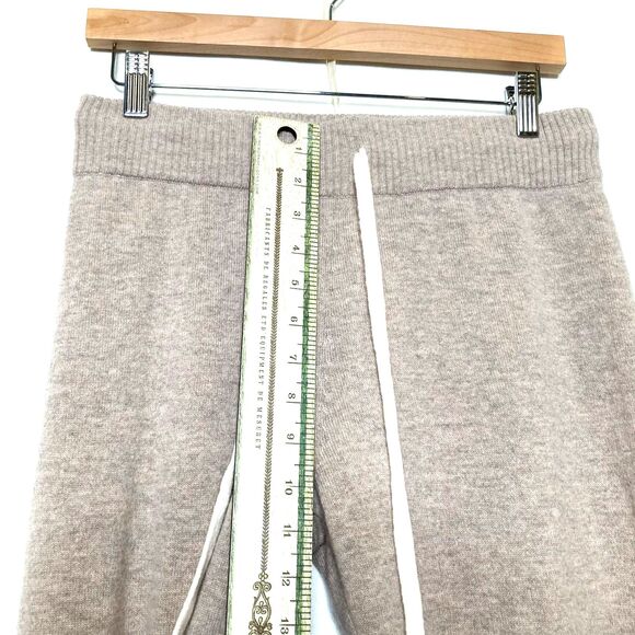 SUMMERSALT The Coziest Cashmere Merino Wool Blend Jogger Pant Womens Small Beige - Picture 6 of 11